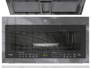 GE Microwave Set 01 3D Model
