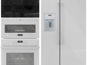 GE Appliance Collection Set 01 Modèle 3D
