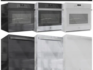 GE Appliance Collection Set 01 3D Model