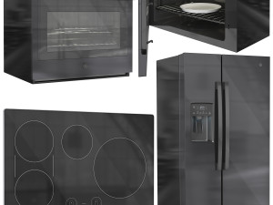GE Appliance Collection Set 01 Modèle 3D