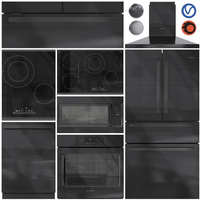 BOSCH Application Collection Set 01 3D 모델 .c4d .max .obj .3ds .fbx .stl .blend 