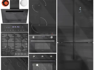 Conjunto de coleta de eletrodomésticos Maunfeld 01 Modelo 3D