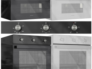 Maunfeld Appliance Collection Set 01 Model 3D