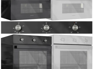 Maunfeld Appliance Collection Set 01 3D Model