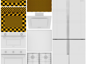 Maunfeld Appliance Collection Set 01 Model 3D