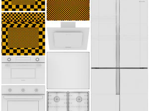 Maunfeld Appliance Collection Set 01 3D Model