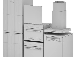 Miele Appliance Collection Set 01 3D Model