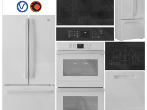 GE Appliance Collection Set 02 Modèle 3D