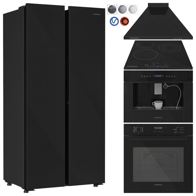 Maunfeld Appliance Collection Set 02 3D-Modell .c4d .max .obj .3ds .fbx .stl .blend 