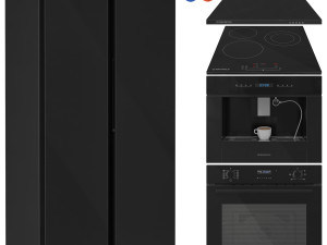 Maunfeld Appliance Collection Set 02 3D Model