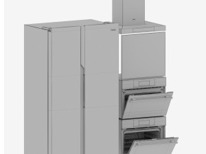 Haier Appliance Collection Set02 3D Модель
