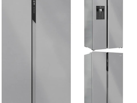 Haier Buzdolabı Seti 02 3D Model