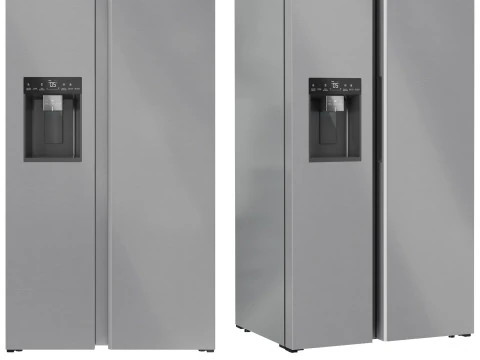 Haier Refrigerator Set 02 3D Model