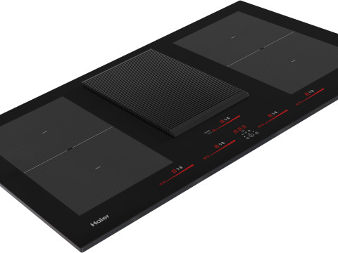 Induction hob I Dual Series 6 HAIH8IFMCF Model 3D