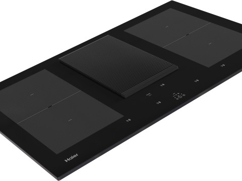 Induction hob I Dual Series 6 HAIH8IFMCF Model 3D