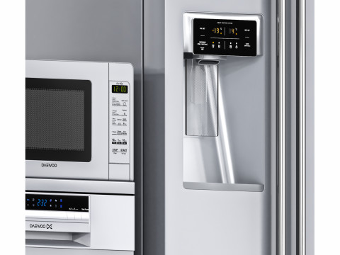 Deawoo Appliance Set 01 3D मॉडल