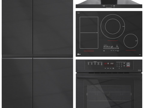LG Appliance Collection Set 01 Modelo 3D