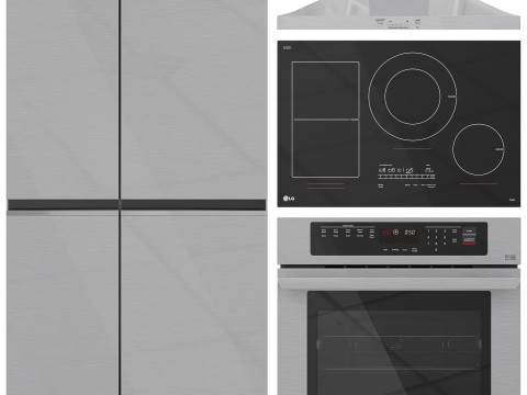 LG Appliance Collection Set 01 3D मॉडल