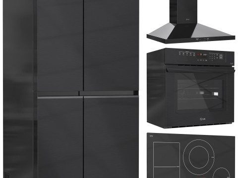 LG Appliance Collection Set 01 3D मॉडल