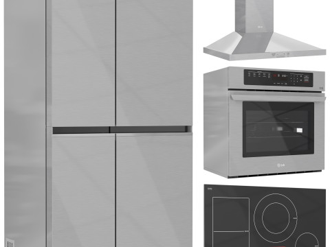 LG Appliance Collection Set 01 3D मॉडल
