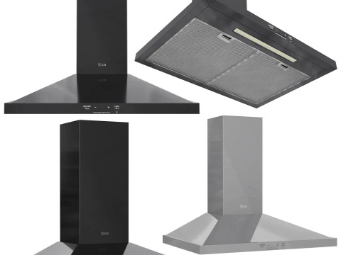 LG Appliance Collection Set 01 3D Model