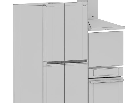 LG Appliance Collection Set 01 3D Model