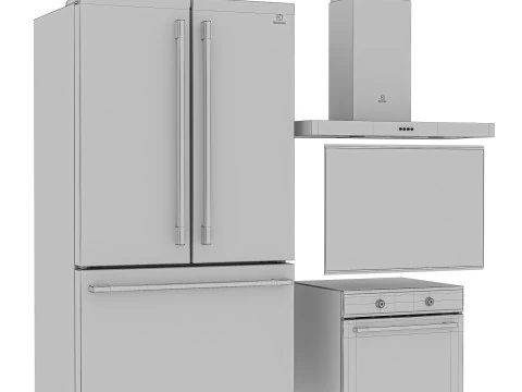 Electrolux Appliance Collection Set 01 3D Model