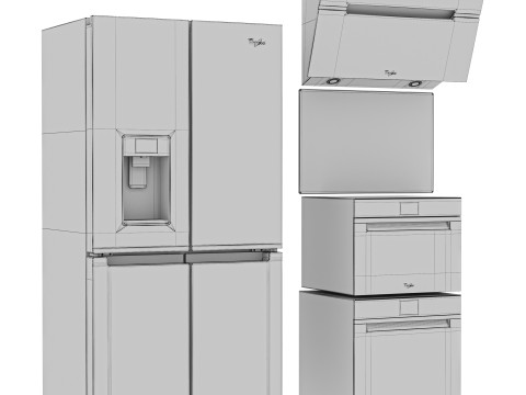 Whirlpool Appliance Collection Set 01 3D मॉडल