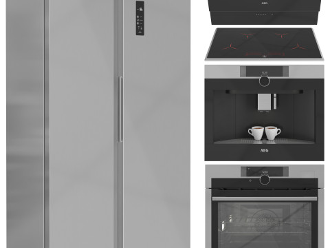 AEG Appliance Collection Set 01 3D Model