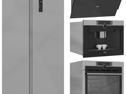 AEG Appliance Collection Set 01 3D Model