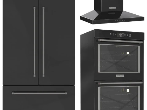 Kitchenaid Appliance Collection Set 01 3D Model