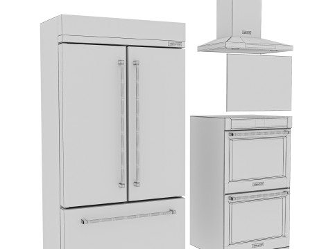 Kitchenaid Appliance Collection Set 01 3D 모델
