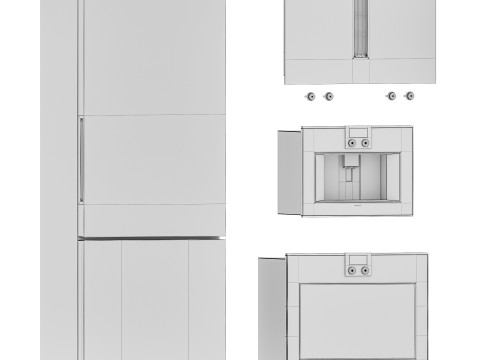 Gaggenau Appliance Collection Set 01 3D Model