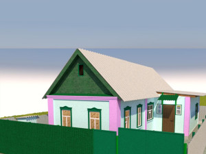 Old-house Modello 3D