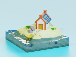 Beach 3D Модель