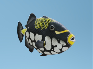 TriggerFish 3D Model