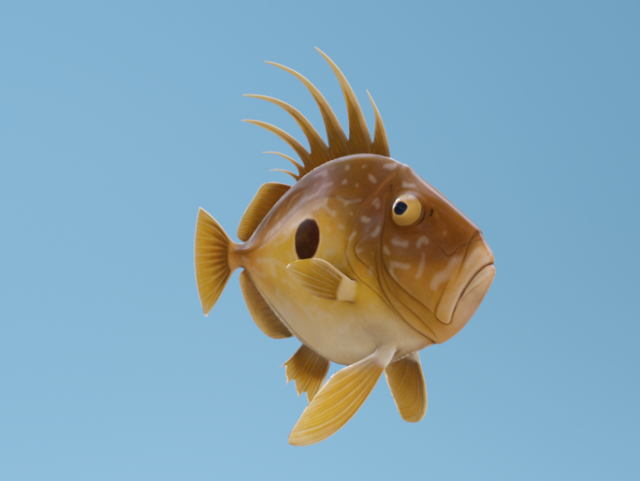 JohnDory Modelo 3D .c4d .max .obj .3ds .fbx .stl .blend 