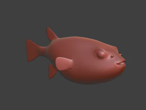 Kugelfisch 3D Modell