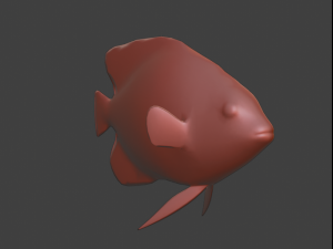 AngelFish Modello 3D