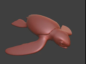 Baby Turtules 3D Model