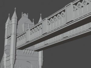 English bridge 3d blender 3D Model