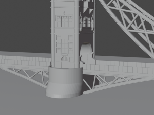 English bridge 3d blender 3D Model