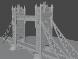 English bridge 3d blender 3D Model