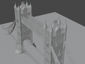 English bridge 3d blender 3D Model