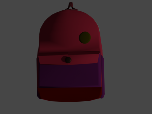 Lowpoly backpack 3D 模型