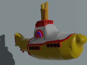 Yellow submarine animation 3D Model