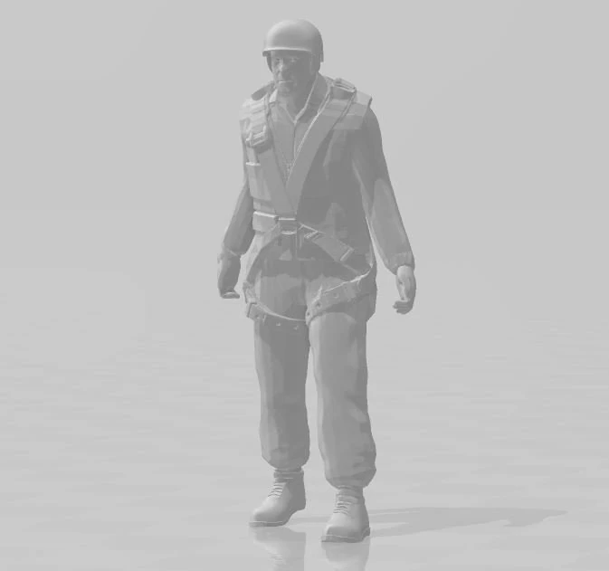 Mountain rescuer printable 3D Print Model .c4d .max .obj .3ds .fbx .stl .blend 