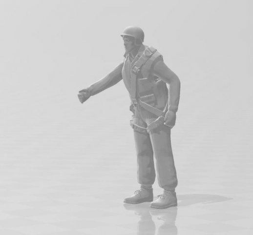 Mountain rescuer printable Model do druku 3D .c4d .max .obj .3ds .fbx .stl .blend 
