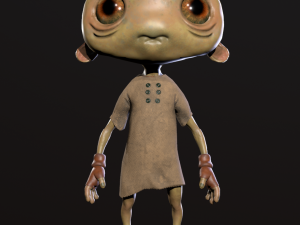 Chudik low-poly character Modelo 3D