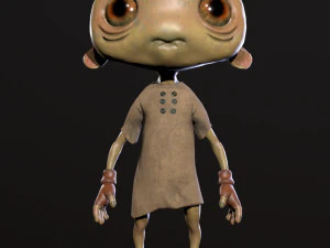 Chudik low-poly character 3D Model
